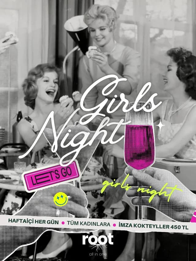 Girls Night kampanya posteri
